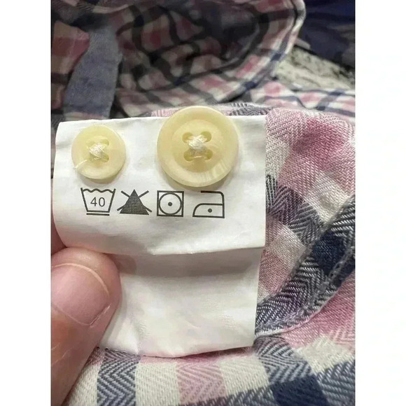 Grayers Clothiers Men’s Button Down Plaid Short Sleeve Shirt Size Small - Picture 7 of 7